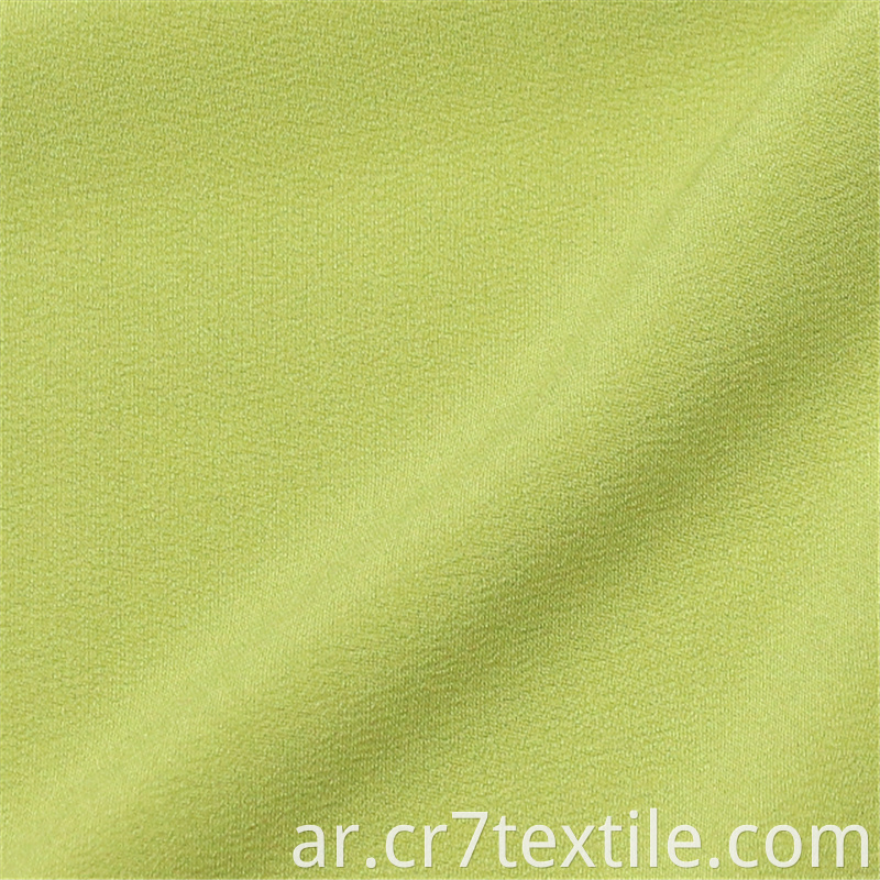 Smooth Polyester Spandex Stretch Dyed Chiffon Fashion Fabric